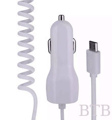 الصين 2016 أحدث طراز 12 ~ 24 فولت 5v-2.1A شاحن سيارة معدني مع كابل لشاحن سيارة iPhone المزود