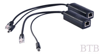 الصين 2 قطعة / الكثير من الطاقة عبر Ethernet POE Splitter 12V 2A POE Adapter للكاميرات IP المزود
