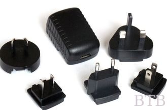 الصين معتمد من قبل CE 12V 1A 12W زاوية مستقيمة مصدر الطاقة المتردد / محول AC DC / محول الطاقة المتبادل المزود