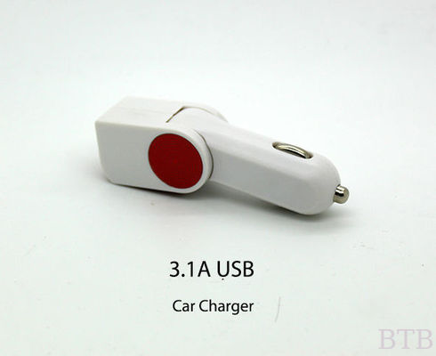1A و 2.1A شاحن سيارة USB مزدوج المزود
