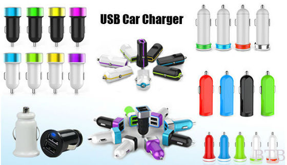 1A و 2.1A شاحن سيارة USB مزدوج المزود
