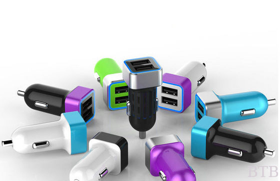 1A و 2.1A شاحن سيارة USB مزدوج المزود