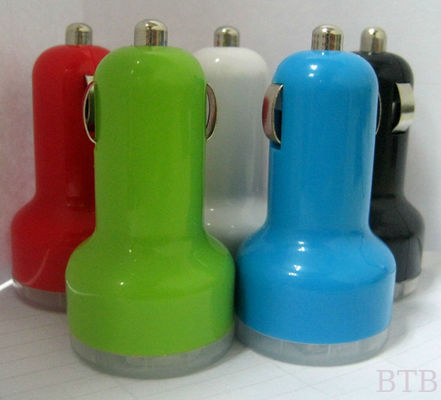 1A و 2.1A شاحن سيارة USB مزدوج المزود