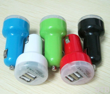 1A و 2.1A شاحن سيارة USB مزدوج المزود