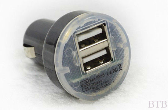1A و 2.1A شاحن سيارة USB مزدوج المزود