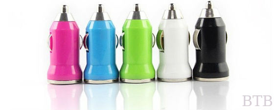 1A و 2.1A شاحن سيارة USB مزدوج المزود