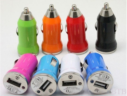 1A و 2.1A شاحن سيارة USB مزدوج المزود