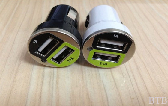 1A و 2.1A شاحن سيارة USB مزدوج المزود