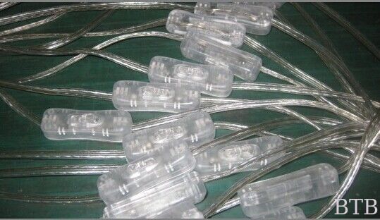 محول الشفافية 12V 1A 24V 0.5A 5V 1A 5v 2a الحالة الشفافية مع 304 مفتاح على كابل DC المزود