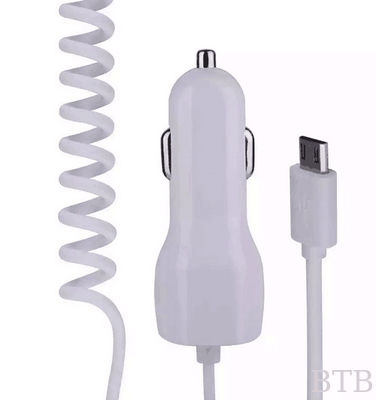 2016 أحدث طراز 12 ~ 24 فولت 5v-2.1A شاحن سيارة معدني مع كابل لشاحن سيارة iPhone المزود