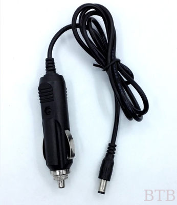12V1A شاحن السيارة مع كابل 1.2m 1.5m 1.8m كابل 5.5 * 2.1 * 10mm جاك المزود