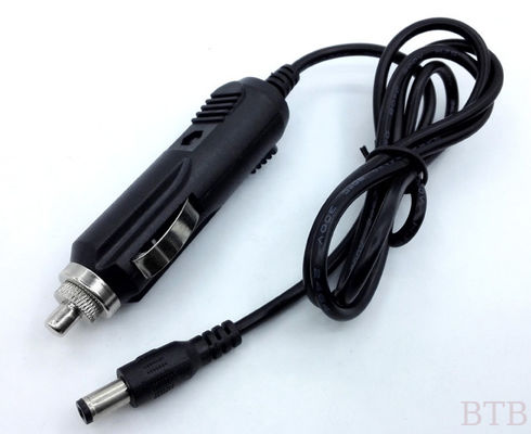 12V1A شاحن السيارة مع كابل 1.2m 1.5m 1.8m كابل 5.5 * 2.1 * 10mm جاك المزود