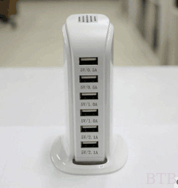 4USB 5USB 6USB 5V 6A 8A 10A شاحن ذكي ذكي QC2.0 QC3.0 شاحن سريع نوع c المزود
