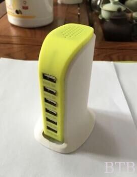 4USB 5USB 6USB 5V 6A 8A 10A شاحن ذكي ذكي QC2.0 QC3.0 شاحن سريع نوع c المزود