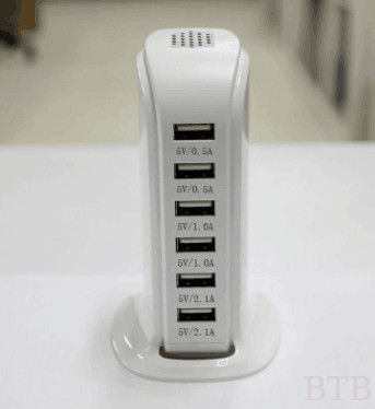 4USB 5USB 6USB 5V 6A 8A 10A شاحن ذكي ذكي QC2.0 QC3.0 شاحن سريع نوع c المزود