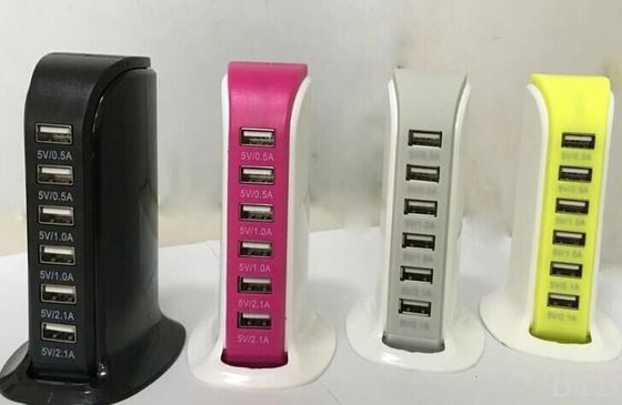 4USB 5USB 6USB 5V 6A 8A 10A شاحن ذكي ذكي QC2.0 QC3.0 شاحن سريع نوع c المزود