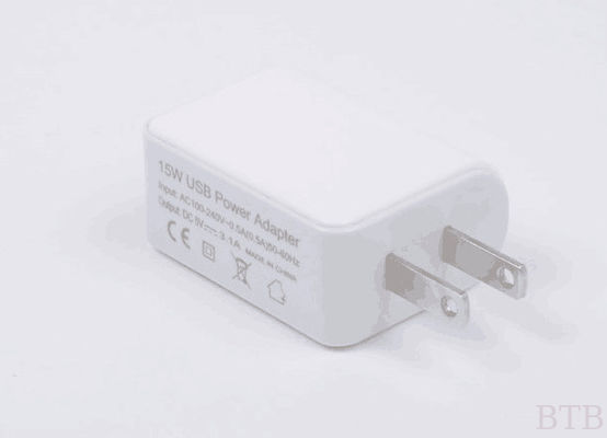 شاحن سفر مزدوج USB 5V 1A 2.1A USB المزود