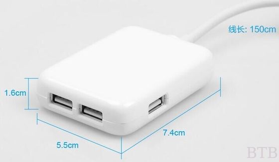 مصدر التوسيع عدة وصلة 4 شاحن USB الاتحاد الأوروبي المملكة المتحدة الولايات المتحدة 5 فولت 3.1A شاحن المزود