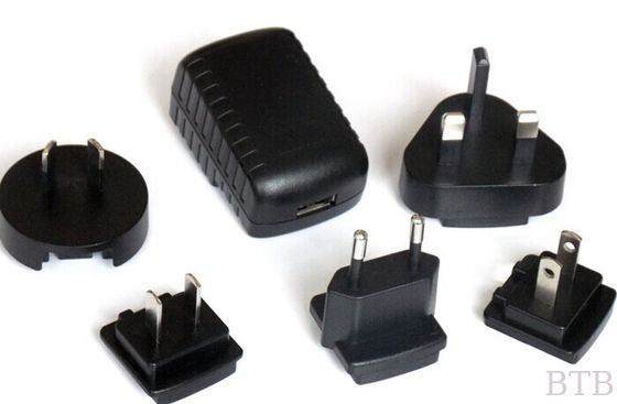 معتمد من قبل CE 12V 1A 12W زاوية مستقيمة مصدر الطاقة المتردد / محول AC DC / محول الطاقة المتبادل المزود