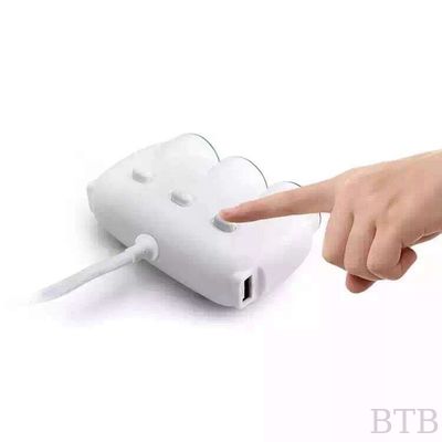 شاحن سيارات 5 فولت 3A مع 3 في 1 فندوق سيجارة مع رابط usb المزود