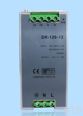 إمدادات الطاقة التبديلية DIN-Rail 120W 12V 5V 24V المزود