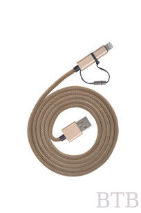 كابل MicroUSB مع محول البرق iPhone7/7plus،iPhone6/6plug،iPad Air/iPad Air2،iPad mini 2/3,iPod إلى المزود