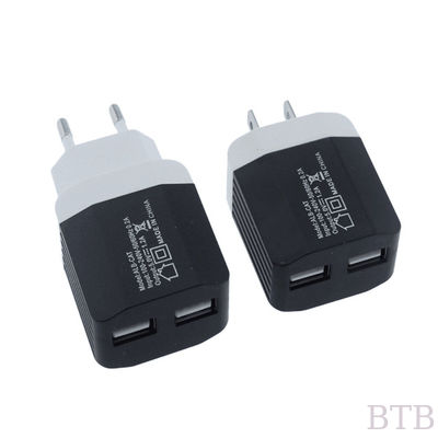 5 فولت 1.2A شاحن USB مزدوج أرخص سعر مخزون شاحن أرخص عينة مجانية محول الطاقة المزود