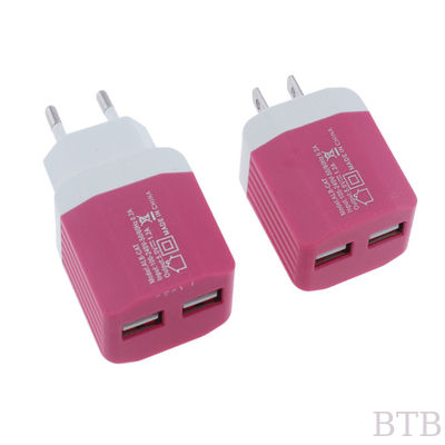 5 فولت 1.2A شاحن USB مزدوج أرخص سعر مخزون شاحن أرخص عينة مجانية محول الطاقة المزود