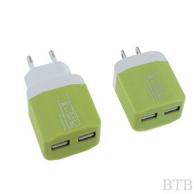 5 فولت 1.2A شاحن USB مزدوج أرخص سعر مخزون شاحن أرخص عينة مجانية محول الطاقة المزود