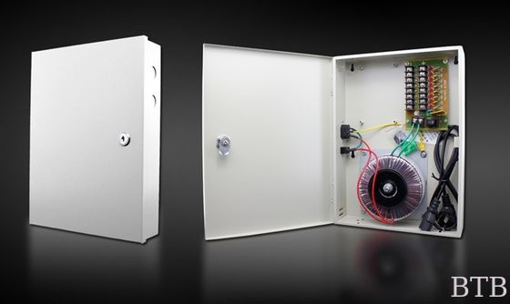 4ch 6 قناة 9ch 10ch 12ch 18ch 12v و 24v CCTV مصدر الطاقة غير قابل للانقطاع المزود