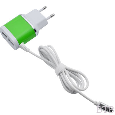 شاحن سريع حائط 2 منفذ USB شاحن حائط محول سفر 5 فولت 3.1A شاحن محمول المزود