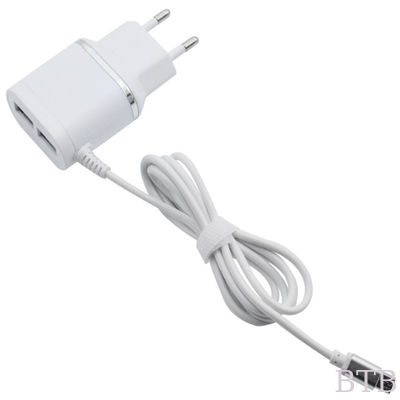شاحن سريع حائط 2 منفذ USB شاحن حائط محول سفر 5 فولت 3.1A شاحن محمول المزود