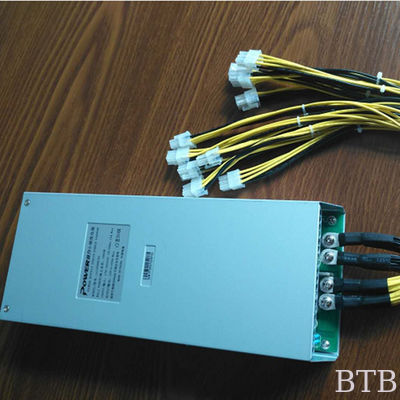 1800W التعدين مصدر الطاقة PSU لـ S7 S9 90 الذهب ATX Eth Rig Bitcoin Miner Antminer المزود