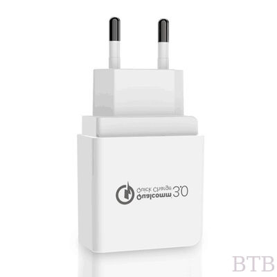 شاحن سفر USB شحن سريع 3.0 شاحن حائط 18W كوالكوم 3.0 محول طاقة USB المزود